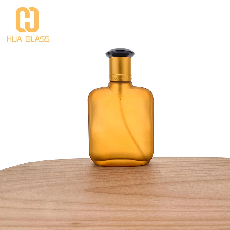 زجاجة عطر زجاجية 100 مللي زجاجة عطر العنبر متجمد