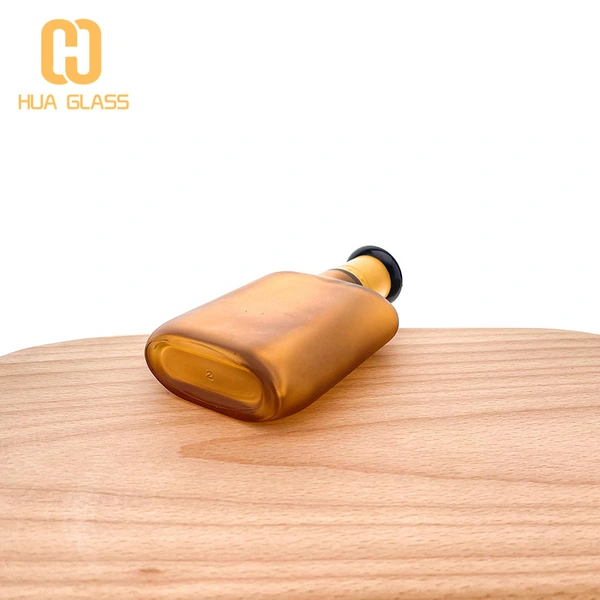 زجاجة عطر زجاجية 100 مللي زجاجة عطر العنبر متجمد