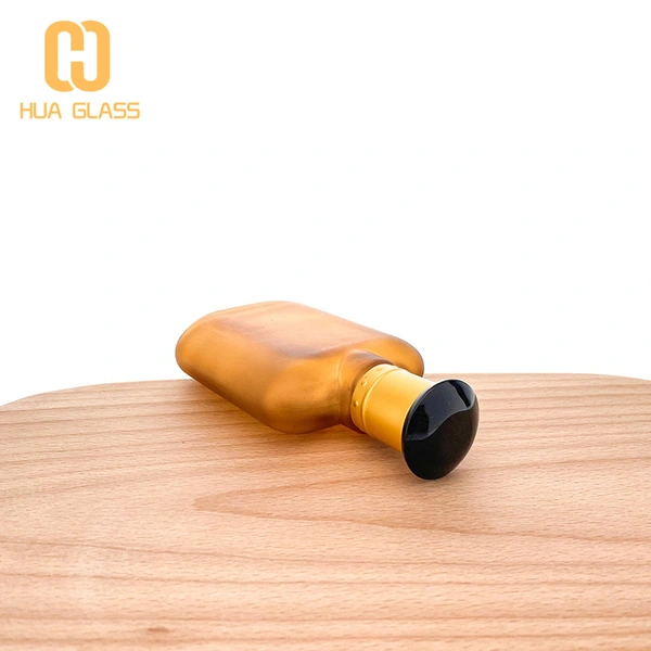 زجاجة عطر زجاجية 100 مللي زجاجة عطر العنبر متجمد