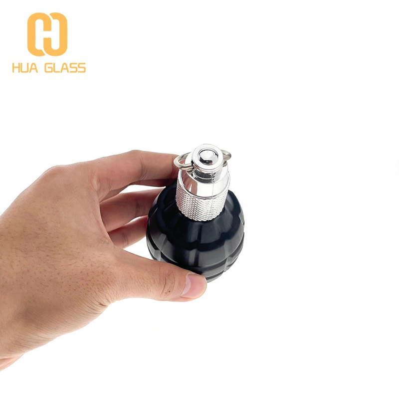 черный 100 мл стеклянный флакон духов в форме гранаты для мужчин