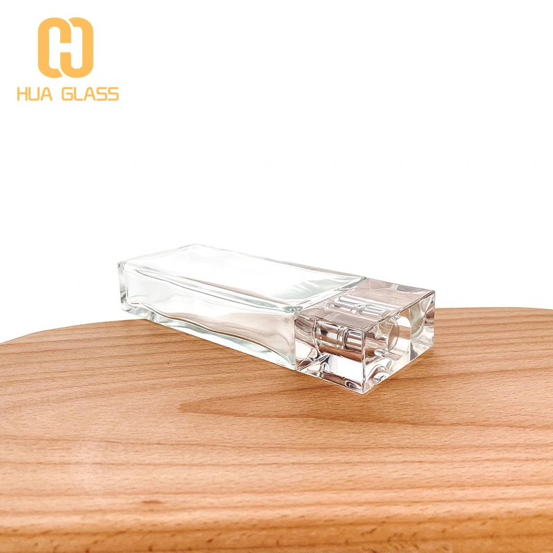 زجاجة عطر زجاجية شفافة شفافة بسعة 100 مل