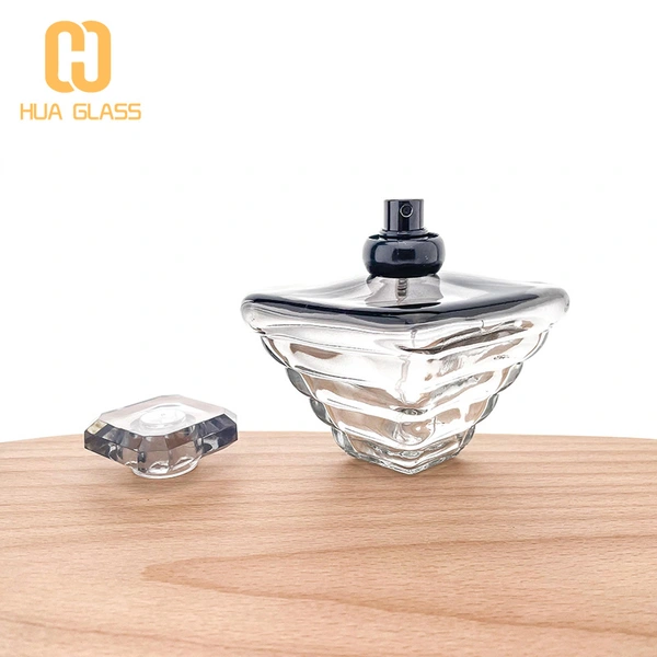 botella dior 50ml 120ml botella de perfume de vidrio transparente azul negro