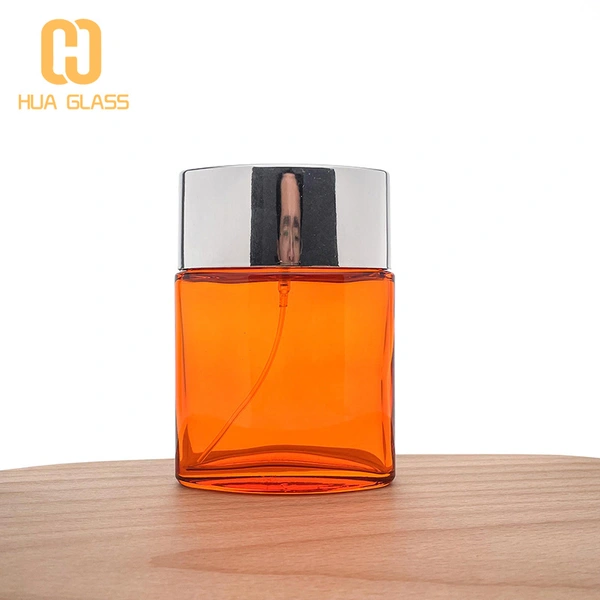 Botella de perfume de vidrio de pintura al por mayor, botella de perfume de 100 ml para hombres y mujeres