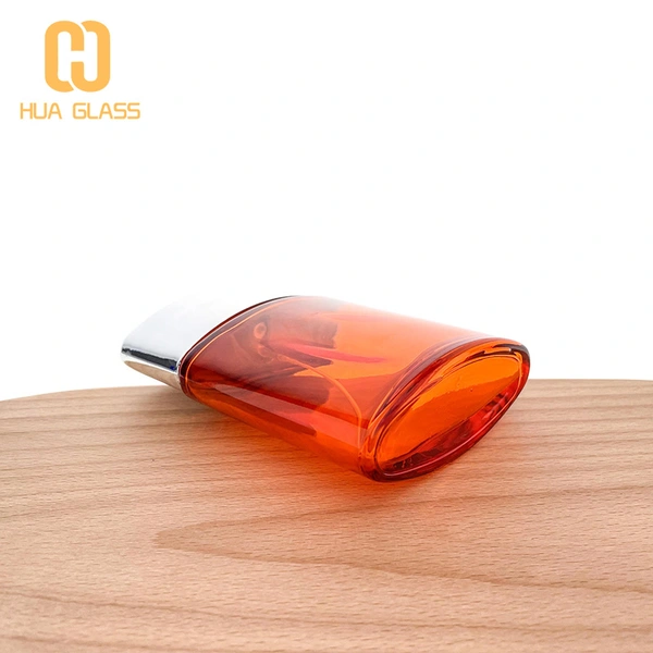 Botella de perfume de vidrio de pintura al por mayor, botella de perfume de 100 ml para hombres y mujeres