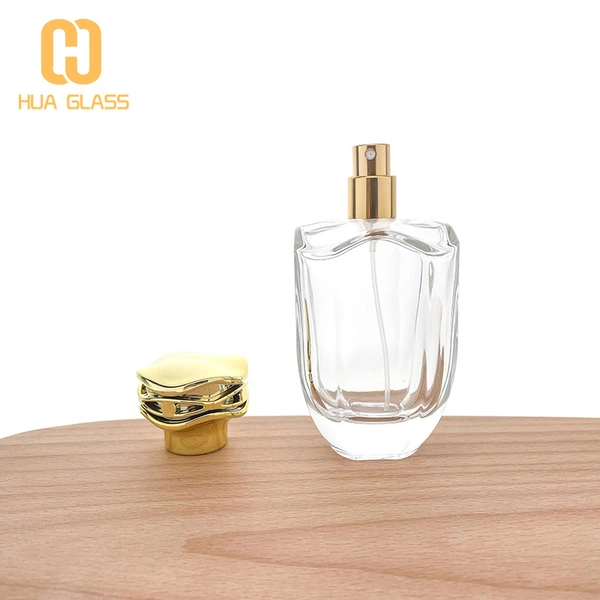 diseño floral botella de perfume de 100 ml botellas de perfume de lujo