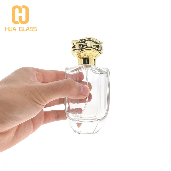 diseño floral botella de perfume de 100 ml botellas de perfume de lujo