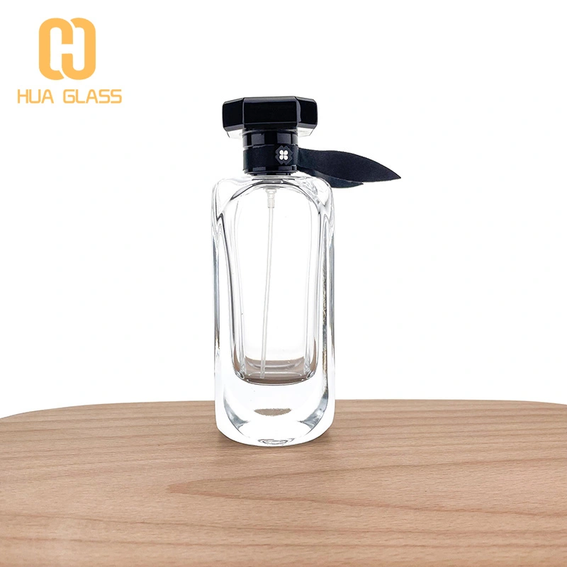 Frasco de perfume con tapa de zamak metálico de diseño personalizado 100ml