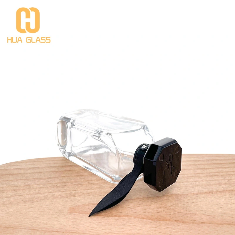 Frasco de perfume con tapa de zamak metálico de diseño personalizado 100ml