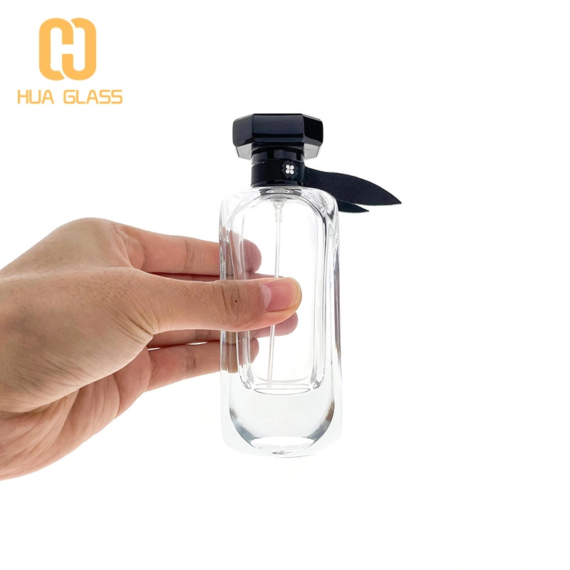 Frasco de perfume con tapa de zamak metálico de diseño personalizado 100ml