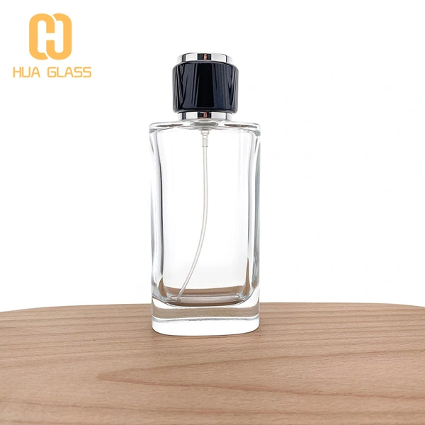 Frasco de perfume cuadrado ovalado plano de 100 ml Frasco de perfume dior  