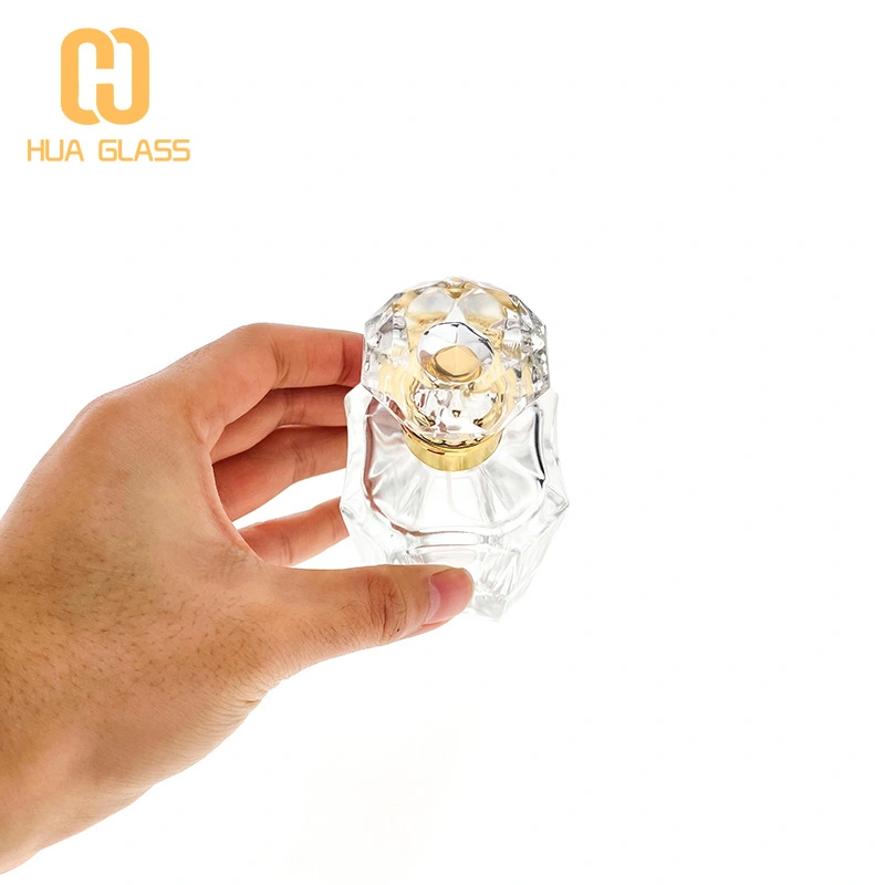 Frasco de perfume con diseño de diamante de cristal de 70 ml
