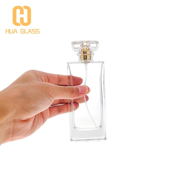 30 مل 50 مل 100 مل زجاجات عطر مستطيلة الشكل للبيع