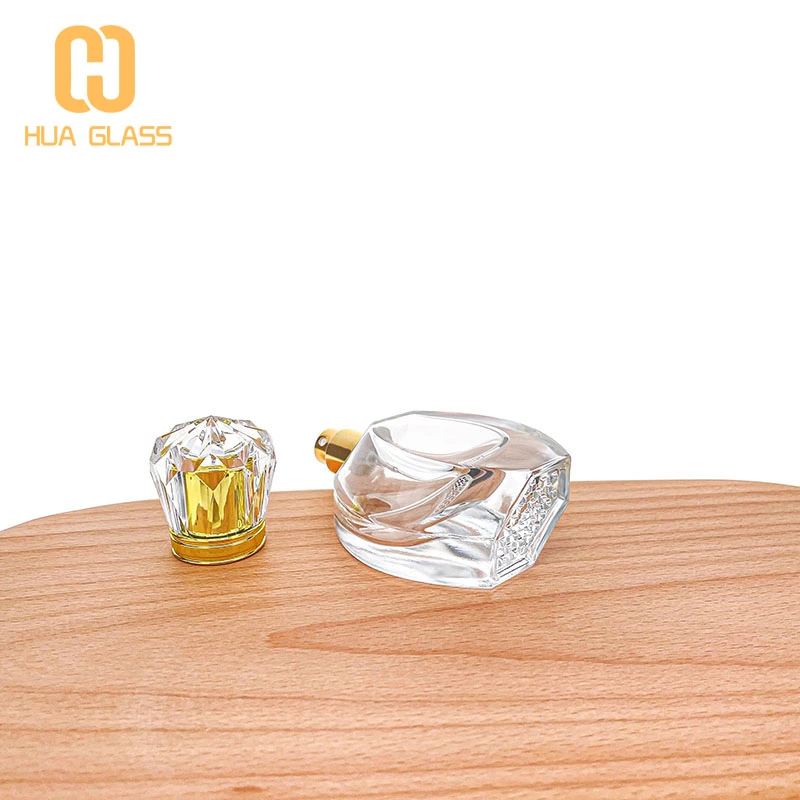 Botellas de perfume de vidrio redondas Botellas de perfume vacías de 50 ml a la venta