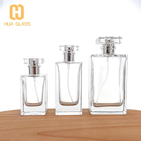 Botella de spray de perfume al por mayor 30ml 50ml 100ml botellas de perfume de lujo