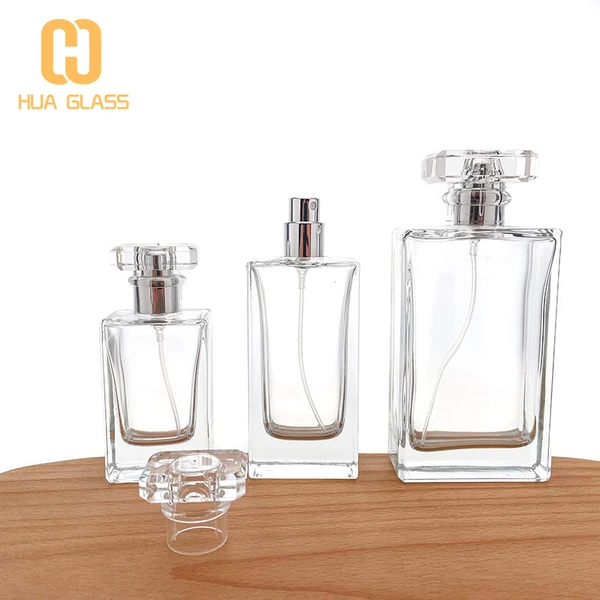 Botella de spray de perfume al por mayor 30ml 50ml 100ml botellas de perfume de lujo