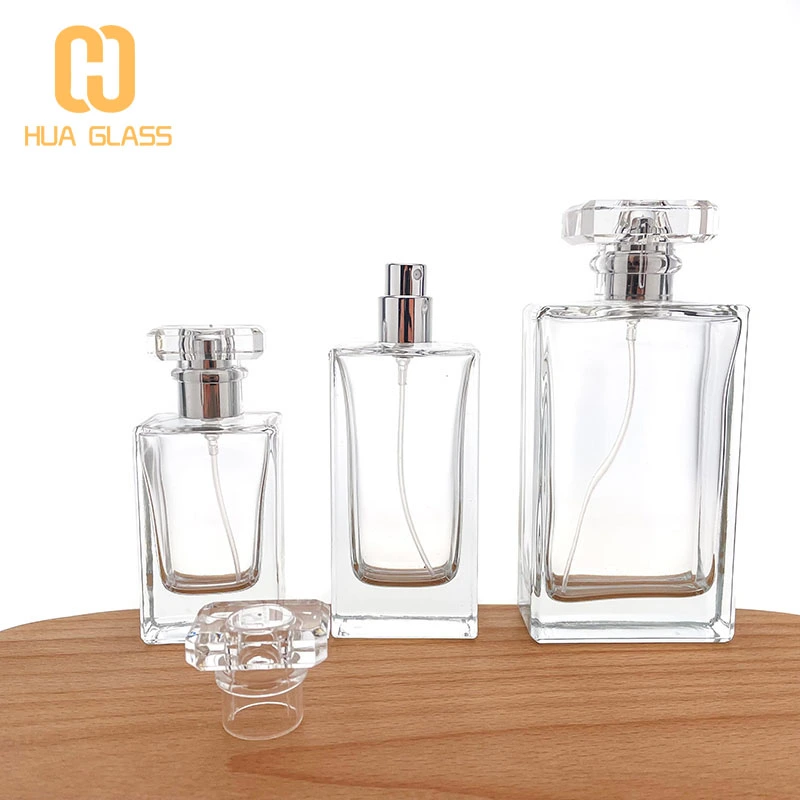 زجاجة رذاذ عطر بالجملة 30 مل 50 مل 100 مل زجاجات عطر فاخرة