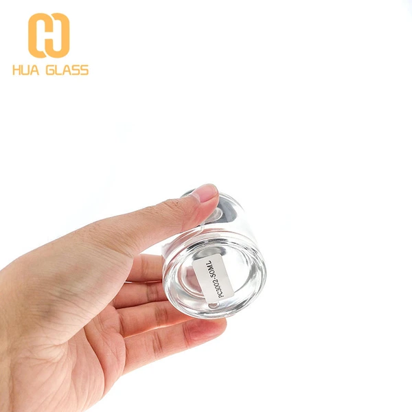 bouteille de parfum ronde 50ml 100ml bouteilles de parfum personnalisées avec bouchon noir