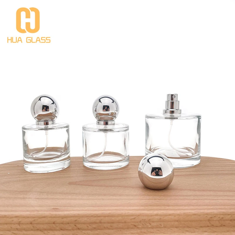Botellas de spray de perfume vacías redondas de 30ml 50ml 100ml