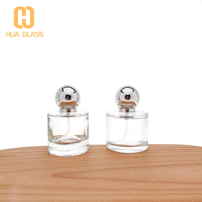 Botellas de spray de perfume vacías redondas de 30ml 50ml 100ml