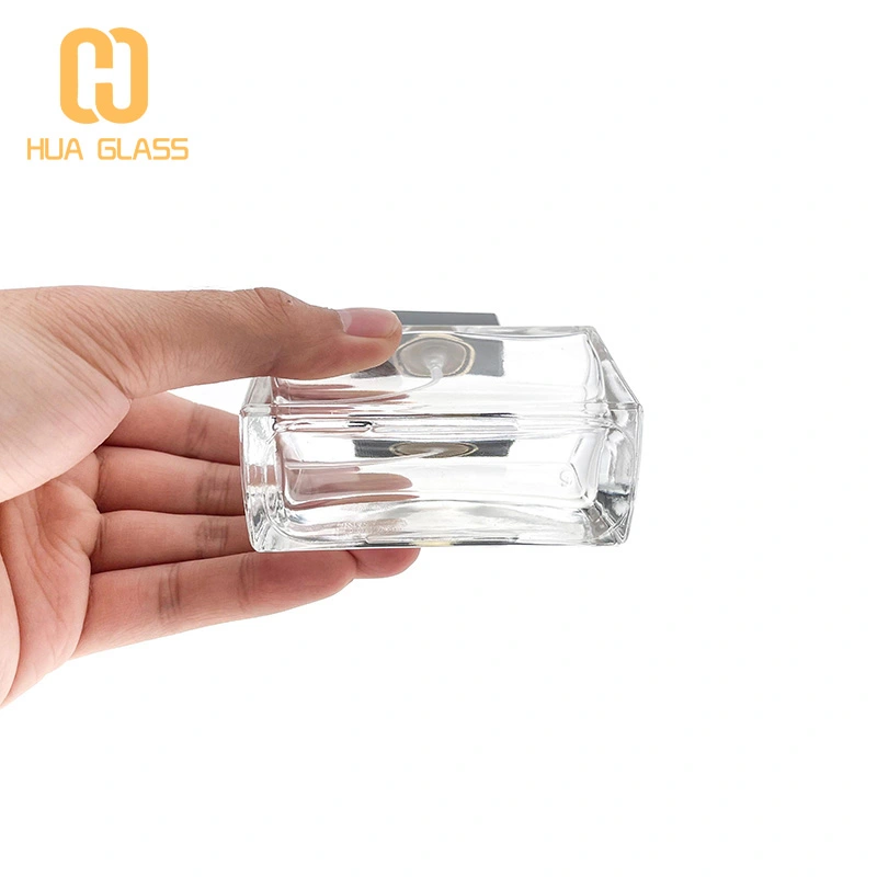 bouteilles de parfum en verre carrées vides de 30 ml à 50 ml