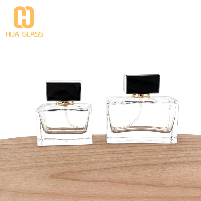 bouteilles de parfum en verre carrées vides de 30 ml à 50 ml