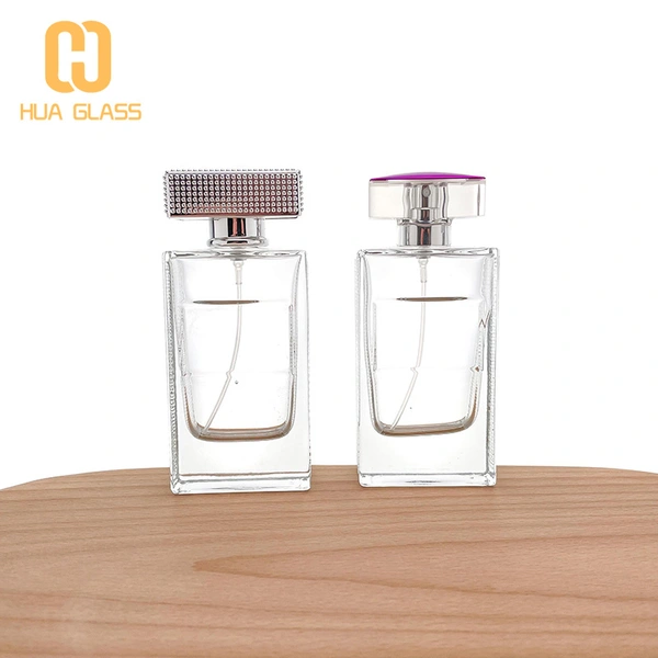 Frascos de perfume únicos de 60 ml envases de perfume de vidrio