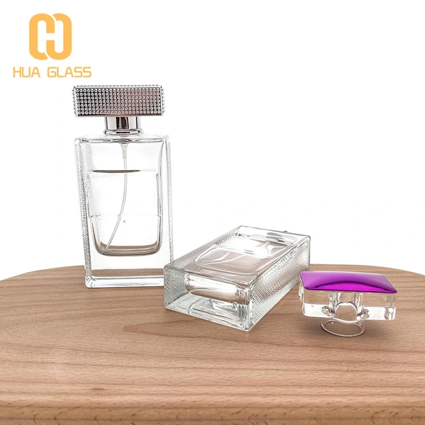 Frascos de perfume únicos de 60 ml envases de perfume de vidrio