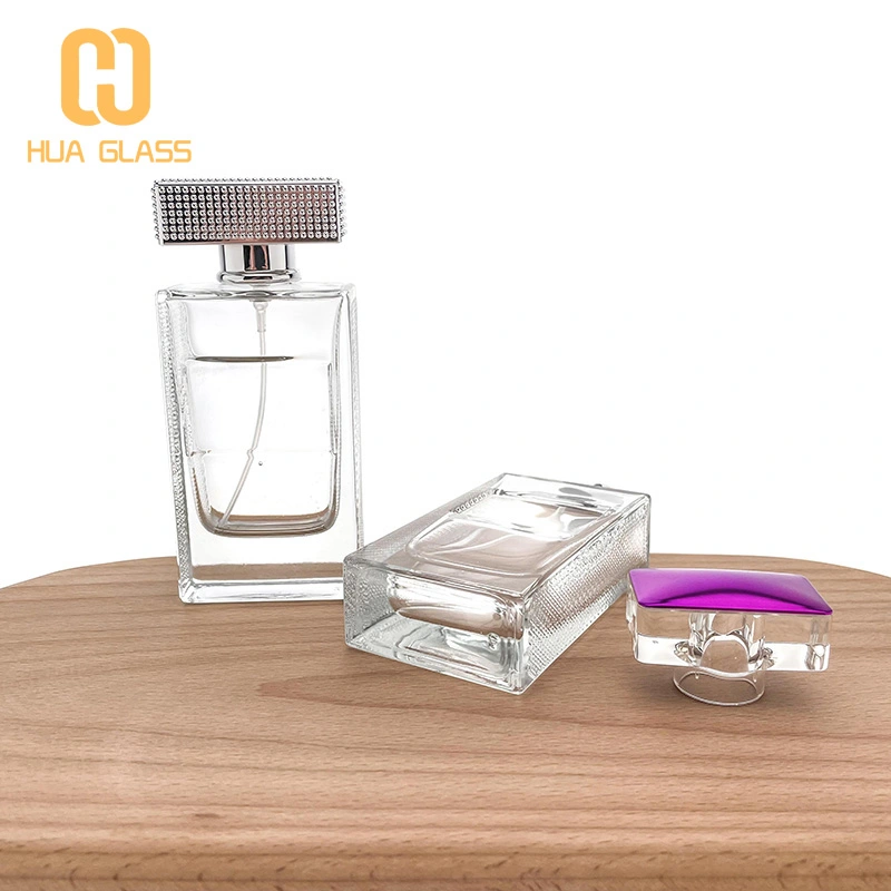 Frascos de perfume únicos de 60 ml envases de perfume de vidrio