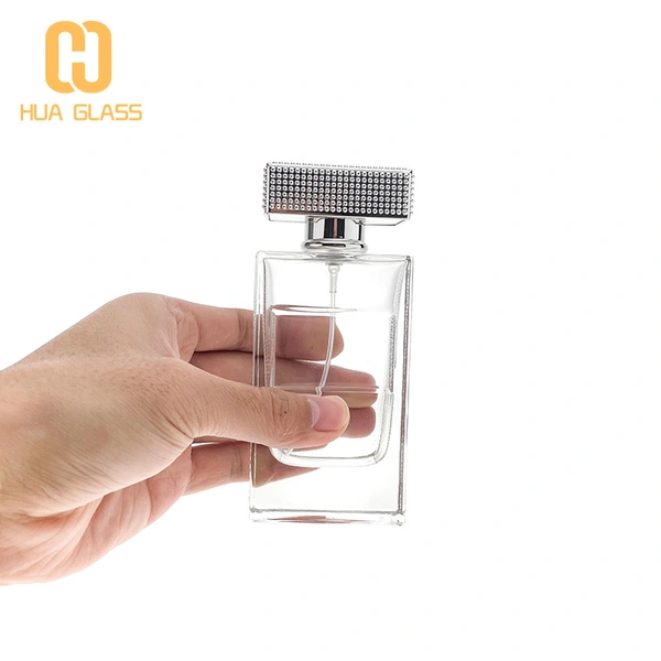 Frascos de perfume únicos de 60 ml envases de perfume de vidrio