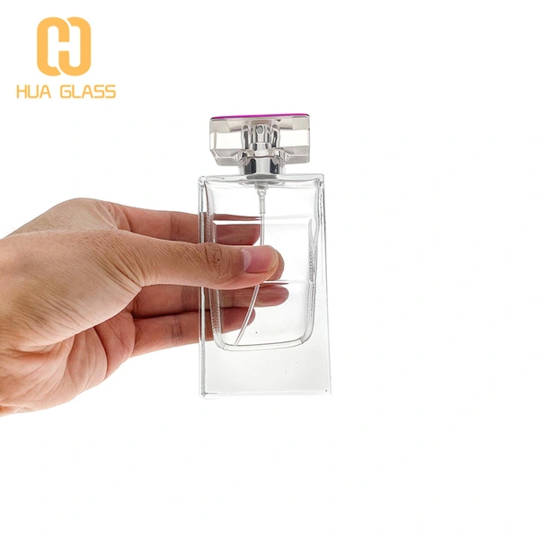 Frascos de perfume únicos de 60 ml envases de perfume de vidrio