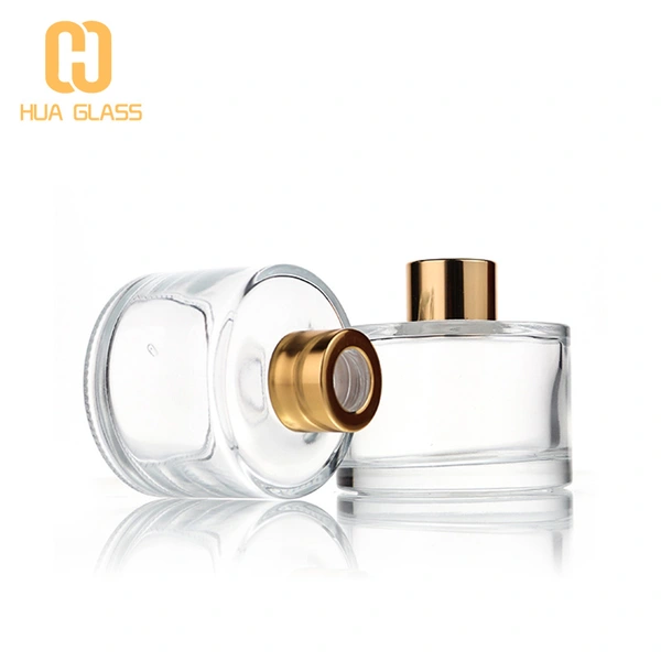 50ml 100ml 150ml 200ml cylinder round color glass diffuser bottle