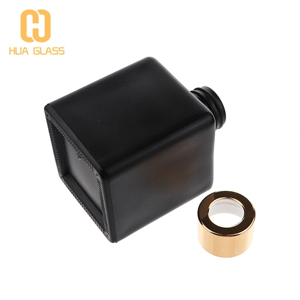 50 ml 100 ml 150 ml 200 ml carré forme de cube vis verre roseau diffuseur bouteille