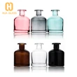 50ml 100ml 150ml bouteille de diffuseur de roseaux en verre à col long de forme ronde