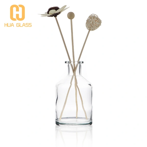 280ml round shape long neck glass reed diffuser bottle