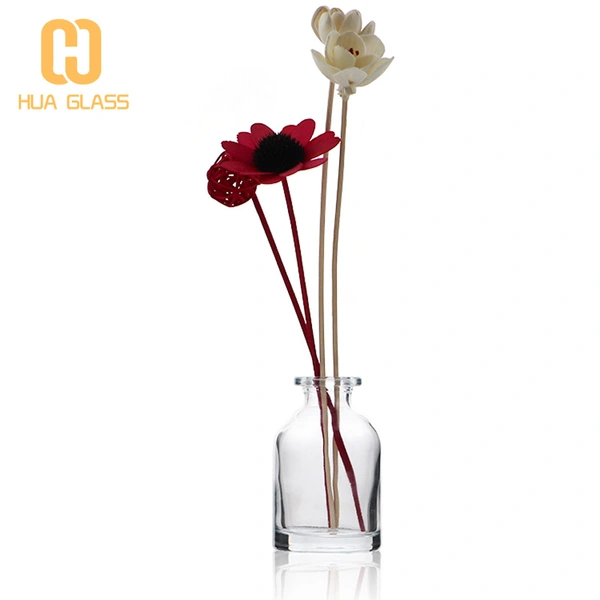 130 مل زجاجة مستديرة الشكل الزجاج القصب الناشر