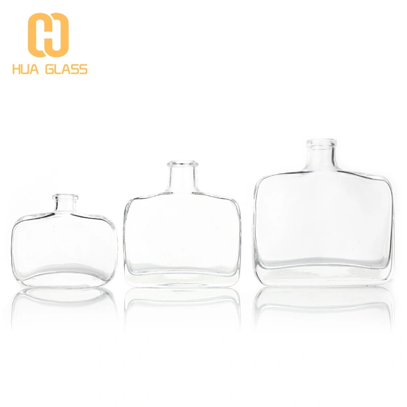 100ml 220ml 350ml 500ml large flat rectangle glass reed diffuser bottle