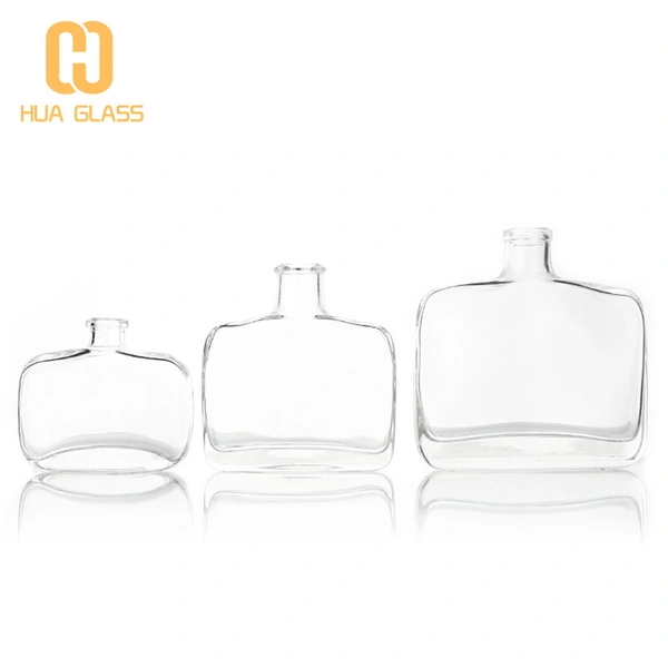 100ml 220ml 350ml 500ml large flat rectangle glass reed diffuser bottle