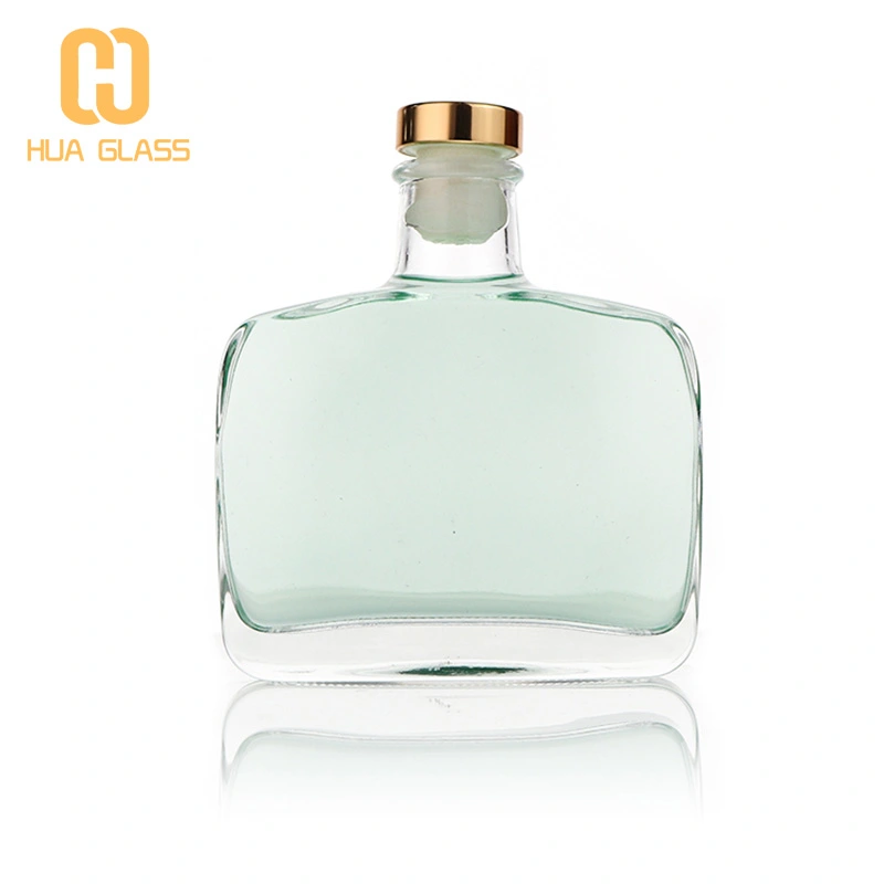 100ml 220ml 350ml 500ml large flat rectangle glass reed diffuser bottle