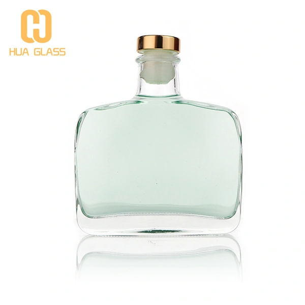 100ml 220ml 350ml 500ml large flat rectangle glass reed diffuser bottle
