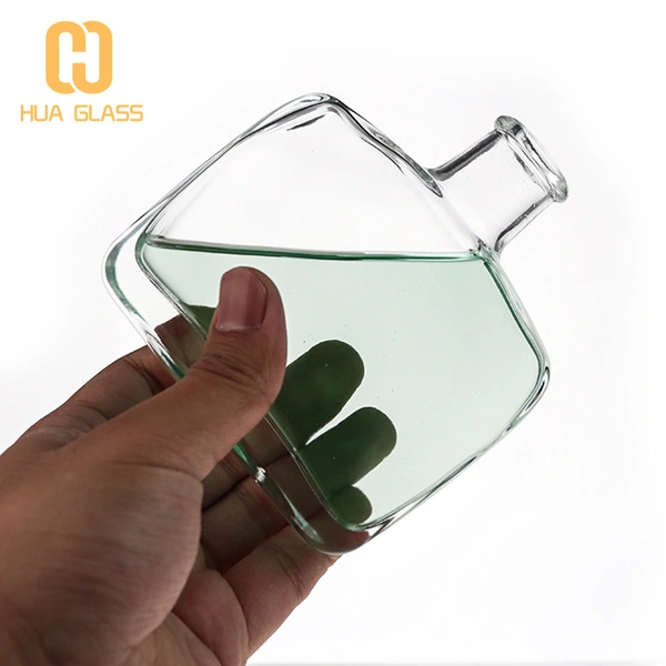 100ml 220ml 350ml 500ml large flat rectangle glass reed diffuser bottle