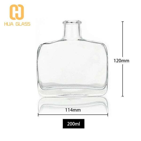 100ml 220ml 350ml 500ml large flat rectangle glass reed diffuser bottle