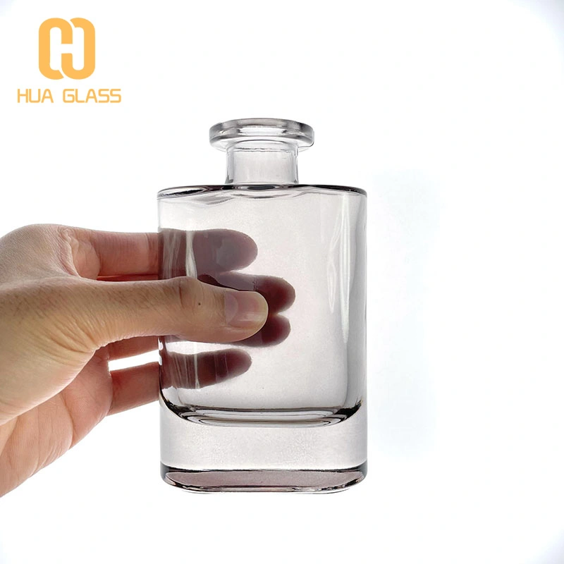 150 مل زجاجة مستطيلة الشكل البيضاوي الزجاج الناشر القصب
