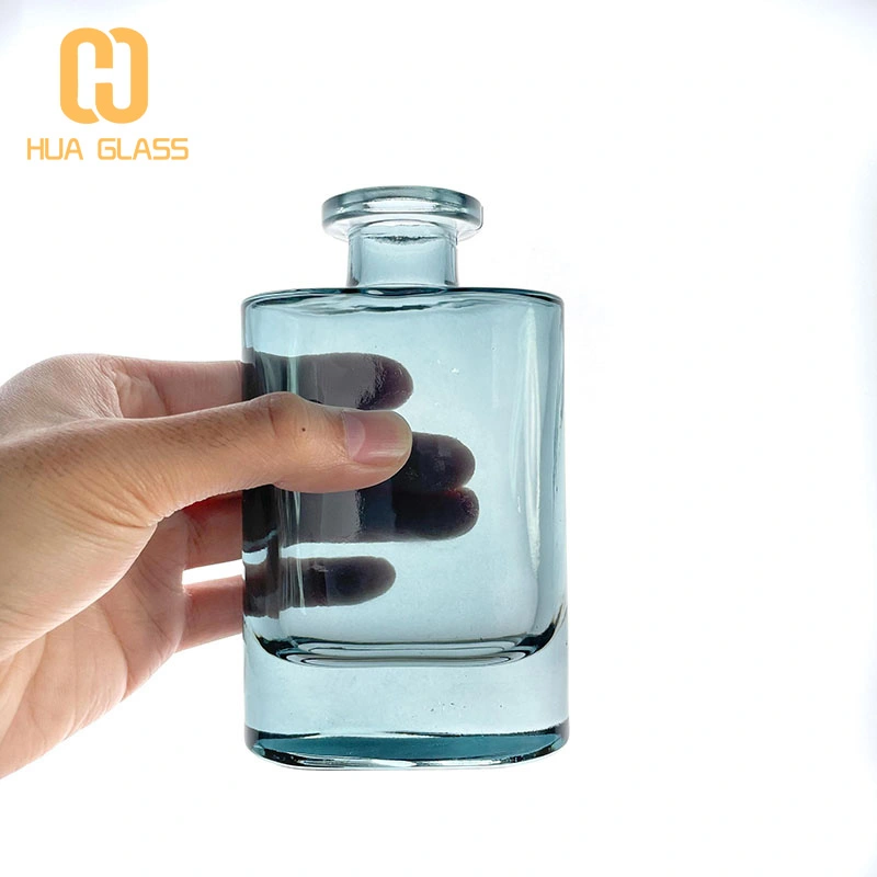 150 مل زجاجة مستطيلة الشكل البيضاوي الزجاج الناشر القصب