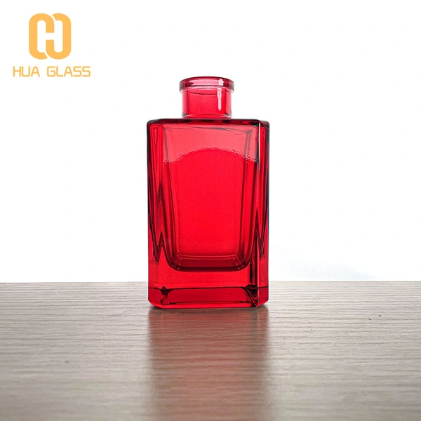 150 مل مستطيل الزجاج زجاجة الناشر القصب