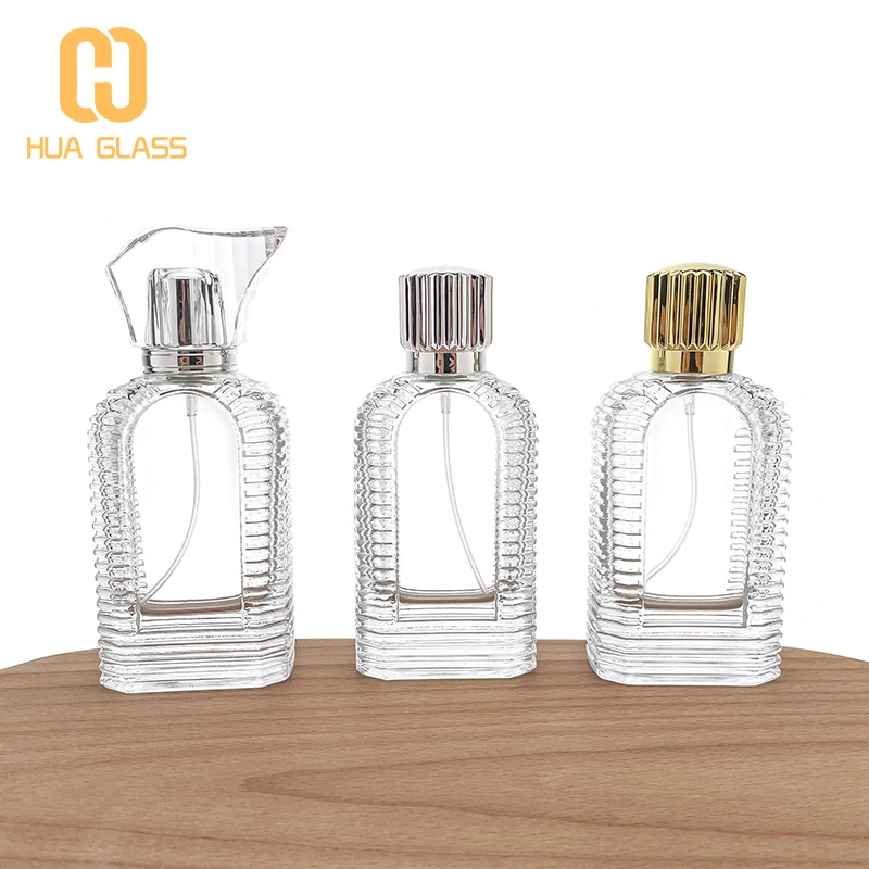 زجاجات العطور الفاخرة زجاجة عطر شخصية مع غطاء المضخة