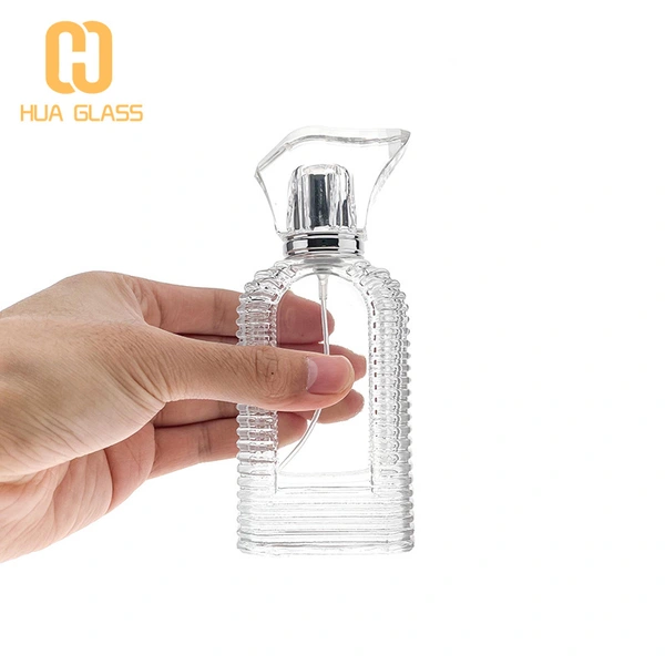 زجاجات العطور الفاخرة زجاجة عطر شخصية مع غطاء المضخة