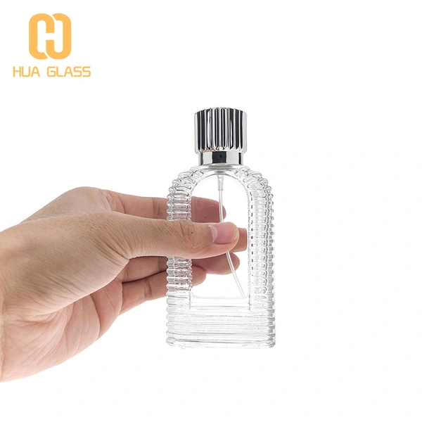 زجاجات العطور الفاخرة زجاجة عطر شخصية مع غطاء المضخة