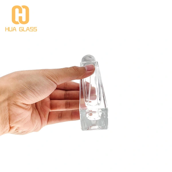 Botellas de perfume de vidrio rectangulares de 50 ml hermosas botellas de perfume