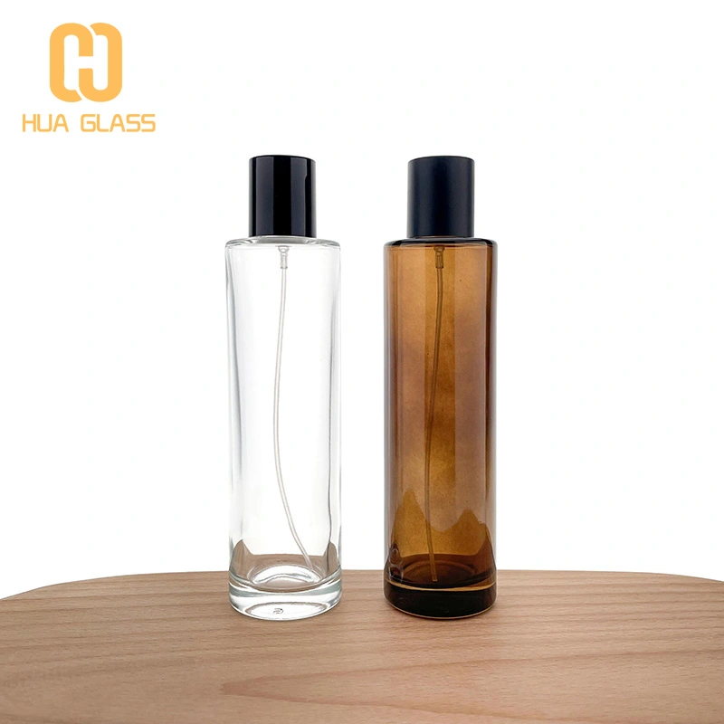 янтарное прозрачное стекло 50 мл флакон духов роскошные флаконы для духов оптом