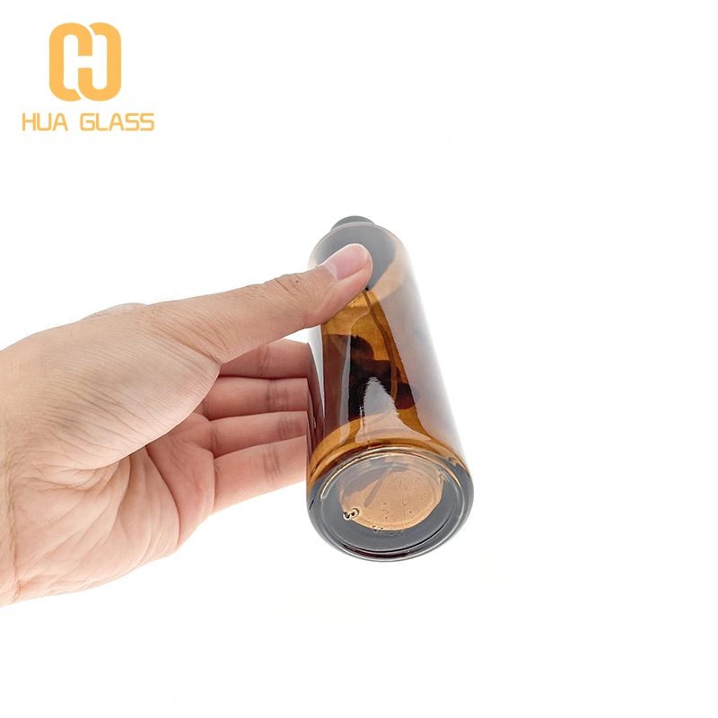 янтарное прозрачное стекло 50 мл флакон духов роскошные флаконы для духов оптом